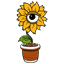 Sleepy Sunflower Animated
