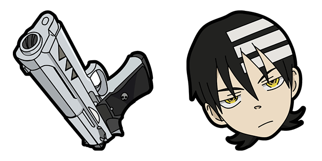 soul eater death the kid pistol custom cursor