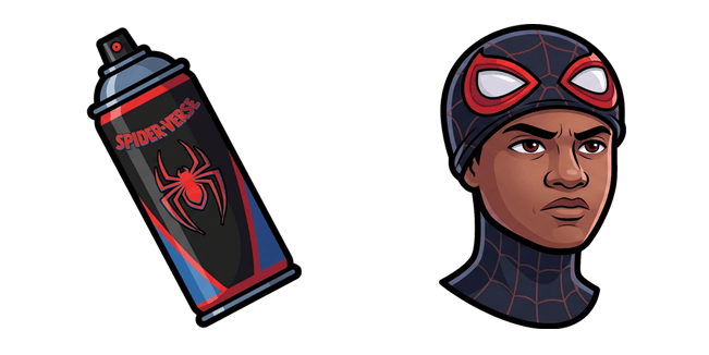 spider verse miles morales spray custom cursor