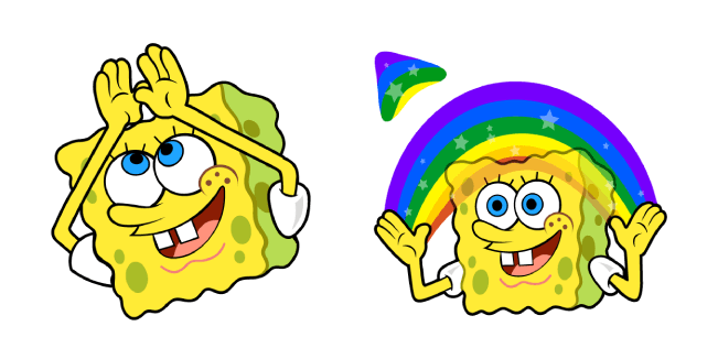 spongebob imagination meme custom cursor