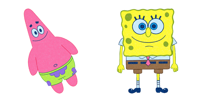 spongebob and patrick star custom cursor