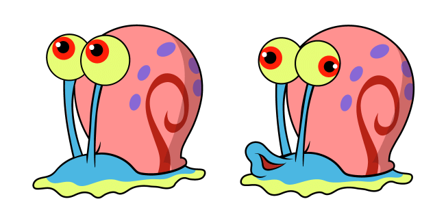 spongebob gary the snail custom cursor