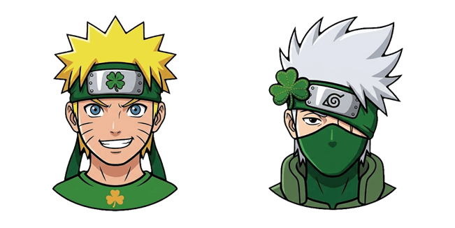 st patricks day naruto kakashi custom cursor