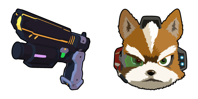 star fox mccloud blaster custom cursor