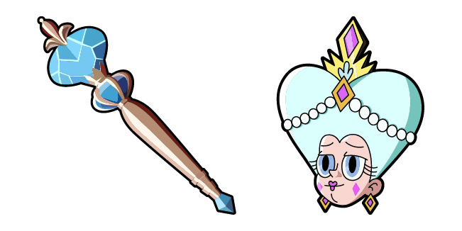 star vs the forces of evil moon butterfly wand custom cursor