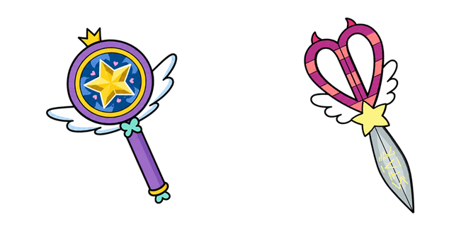 star vs the forces of evil royal magic wand magic scissors custom cursor