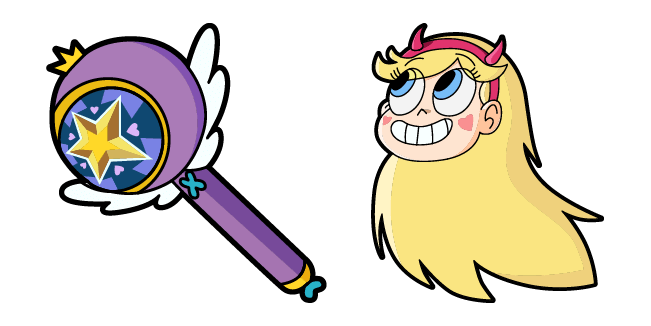 star vs the forces of evil star butterfly wand custom cursor