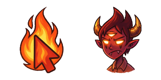 star vs the forces of evil tom lucitor & arrow custom cursor