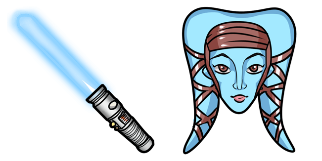 star wars aayla secura lightsaber custom cursor