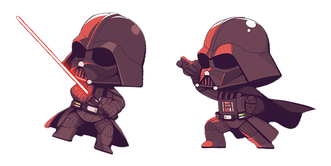 star wars chibi darth vader custom cursor