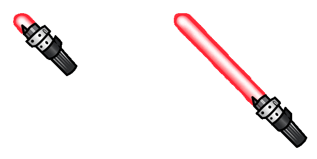 star wars darth vader lightsaber animated custom cursor