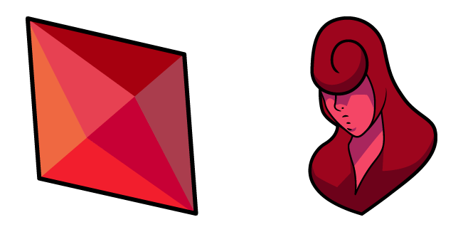 steven universe red diamond custom cursor