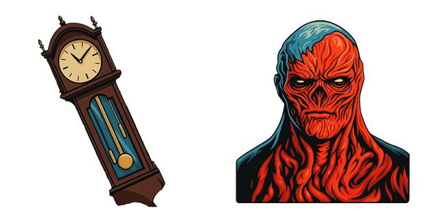stranger things vecna clock custom cursor