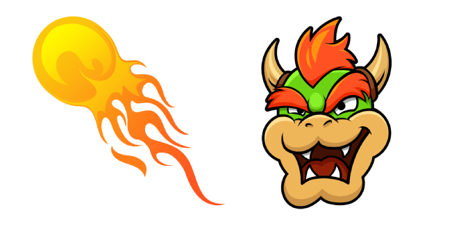 8 bit bowser fireball