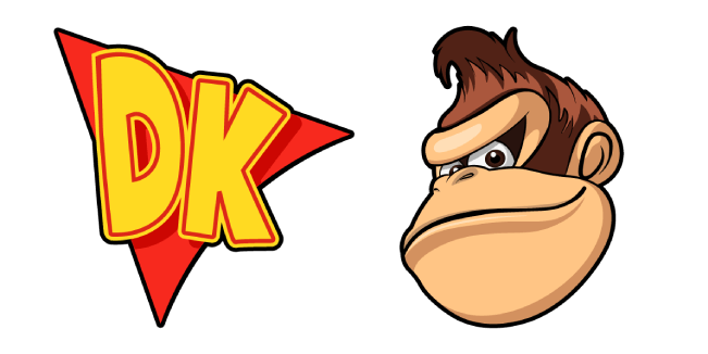 super mario donkey kong dk logo custom cursor