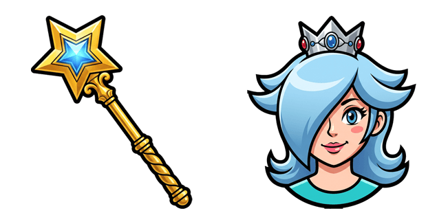super mario rosalina wand custom cursor