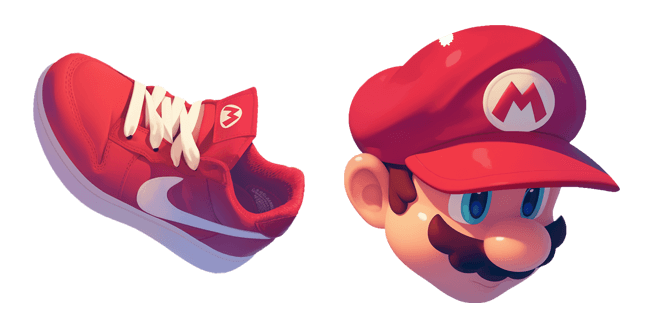 super mario x nike custom cursor
