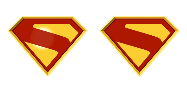 superman 2025 logo animated custom cursor