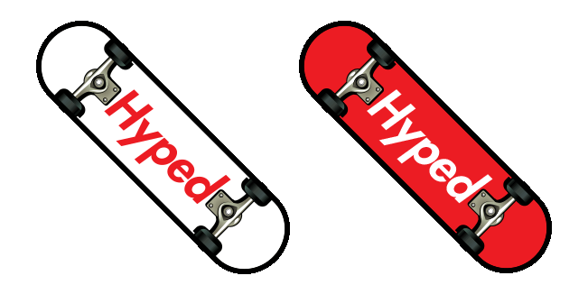 supreme skateboard animated custom cursors