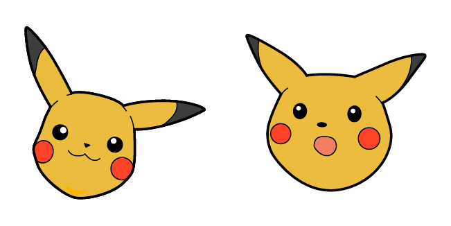 surprised pikachu meme custom cursor