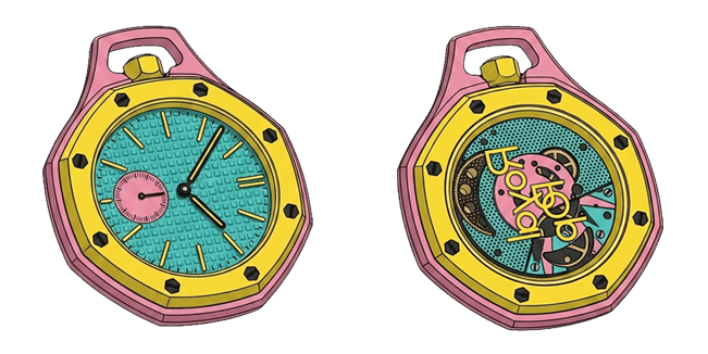 swatch x audemars piguet royal pop otg roz custom cursor