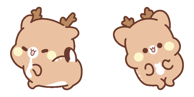 sweethouse happy deer animated custom cursor