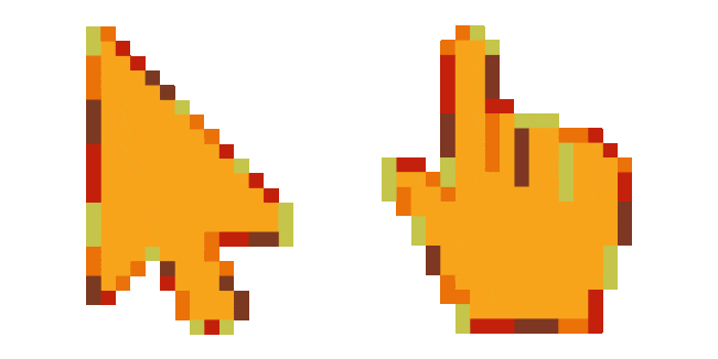 tacos color pixel animated custom cursor