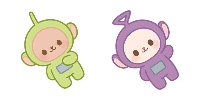 teletubbies dipsy tinky winky custom cursor