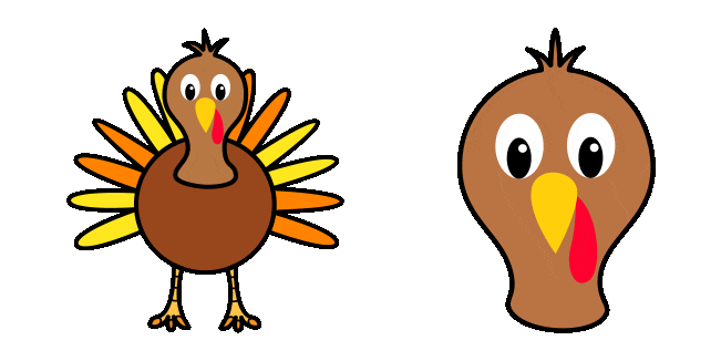 Thanksgiving Turkey Animated Cursor - Sweezy Custom Cursors