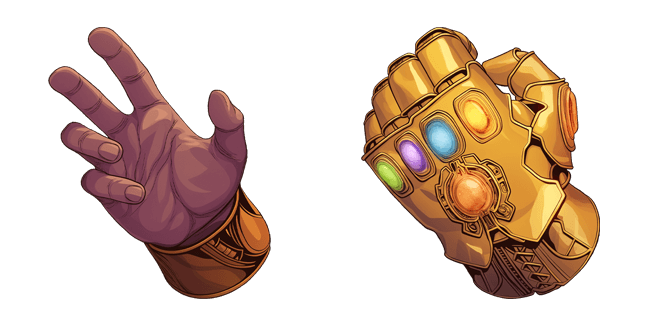 thanos infinity gauntlet marvel custom cursor
