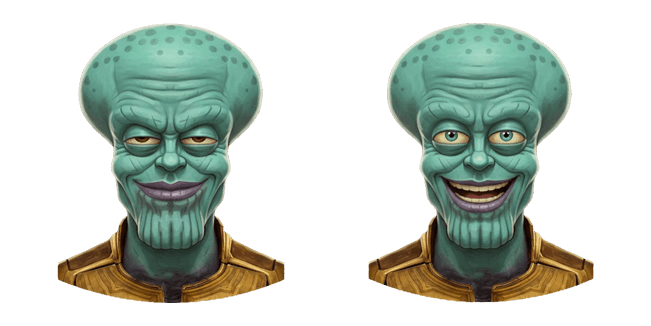 thanos squidward meme custom cursor
