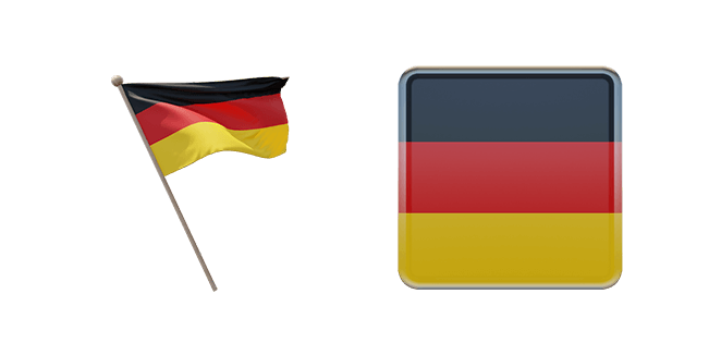 federal republic of germany flag 3D custom cursor