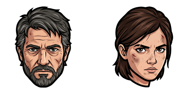 the last of us joel ellie custom cursor