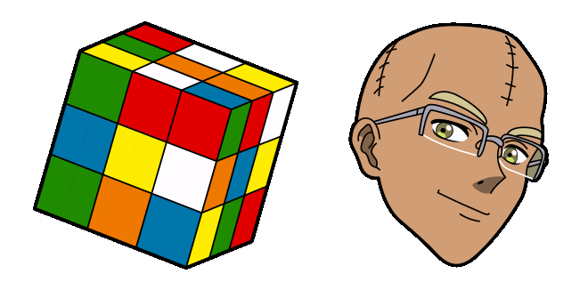 the promised neverland vincent rubiks cube animated custom cursor
