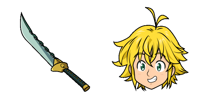 the seven deadly sins meliodas lostvayne animated custom cursor