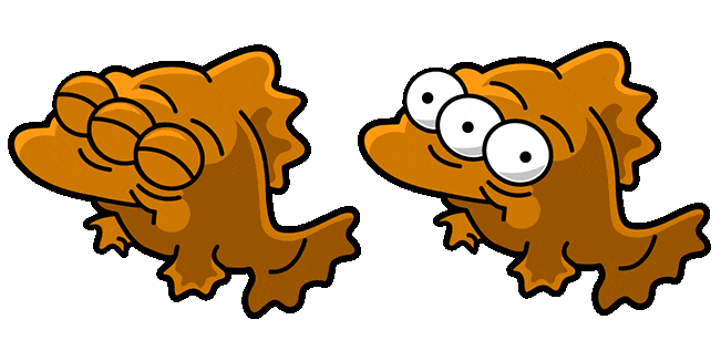 the simpsons blinky animated custom cursor