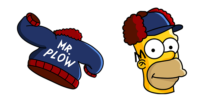 the simpsons mr plow animated custom cursor