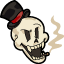 The Skeleton Running The Show Meme Animated