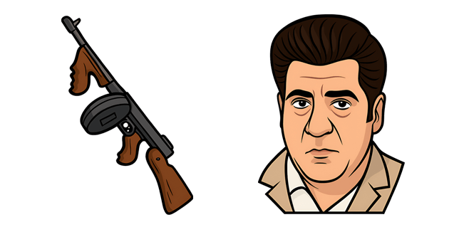 the sopranos silvio dante gun custom cursor