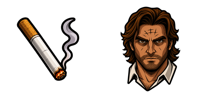 the wolf among us 2 bigby wolf cigarette custom cursor