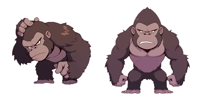 thoughtful king kong custom cursor