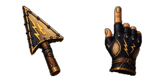 thunder spear pixel custom cursor