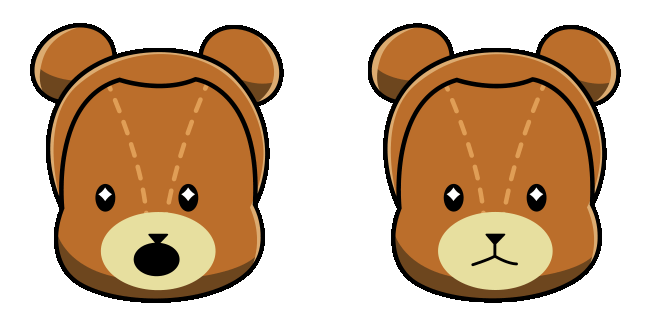 tomodachi life mocha bear animated custom cursor