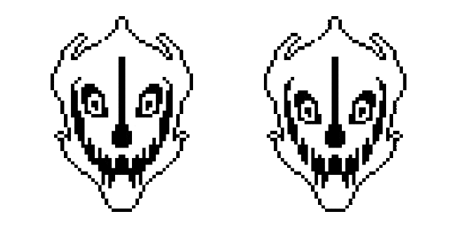 undertale gaster blaster animated custom cursor