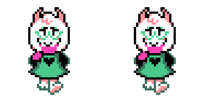 undertale ralsei animated custom cursor