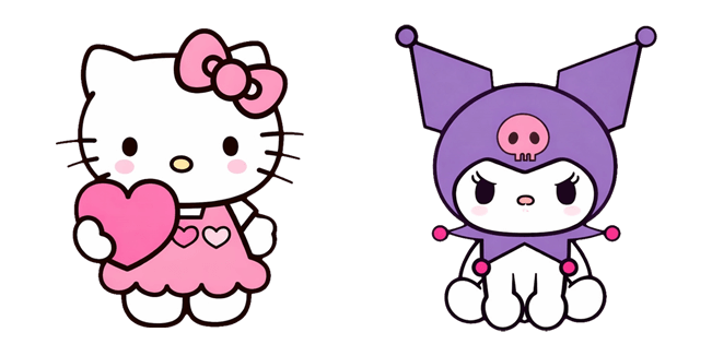 valentines day hello kitty kuromi custom cursor