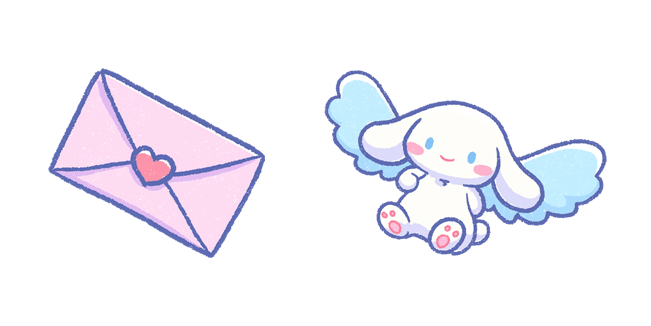 valentines day letter cinnamoroll angel custom cursor