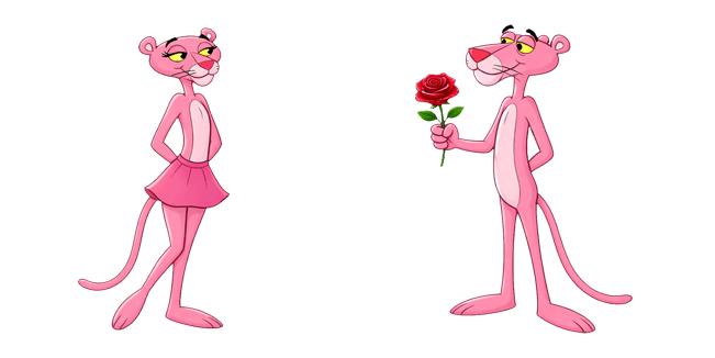 valentines day the pink panther pinkette custom cursor