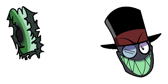 villainous black hat portal animated custom cursor