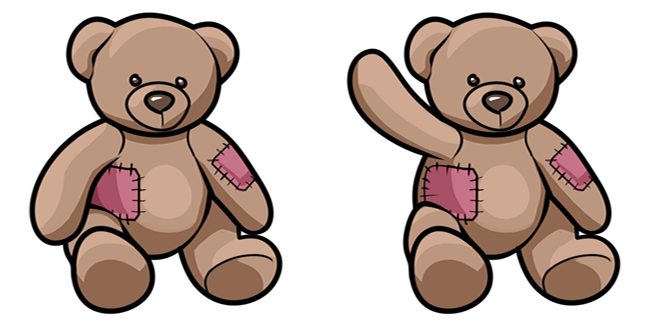 vintage teddy bear custom cursor